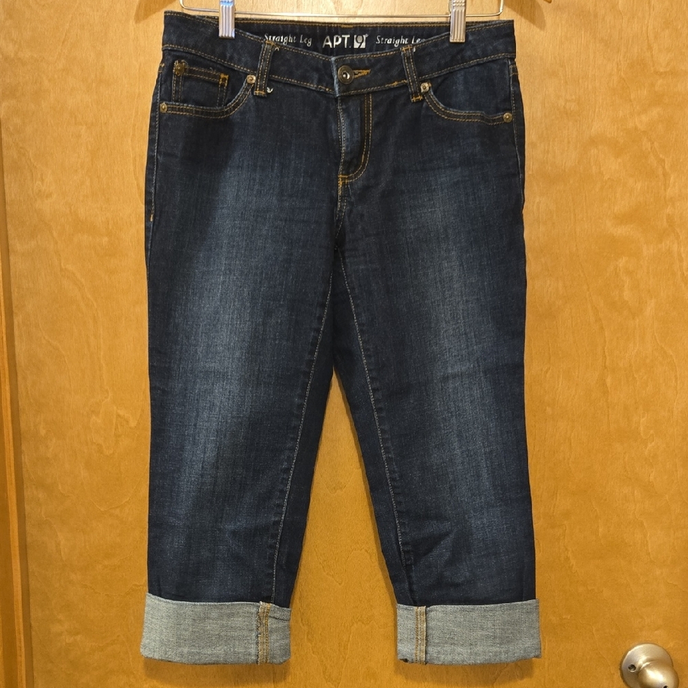 Apt. 9 Women's Denim Straight Leg Capri